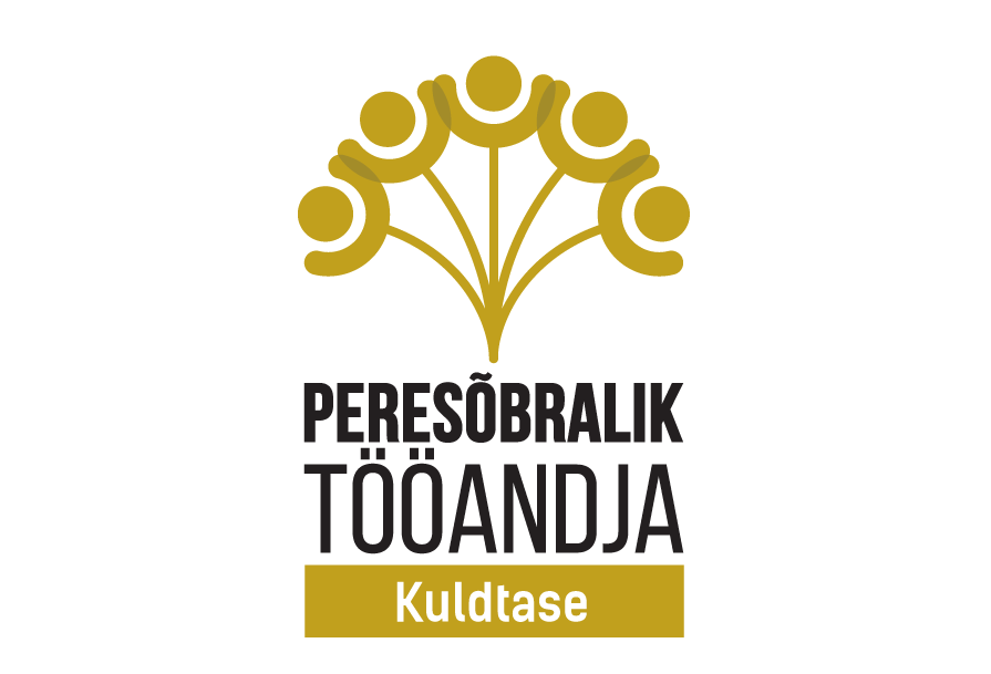 Peresõbralik tööandja. Kuldtaseme logo