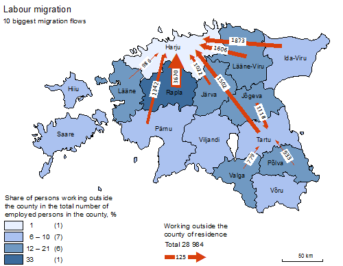 Map: Labour migration