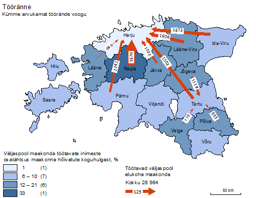 Kaart: Tööränne
