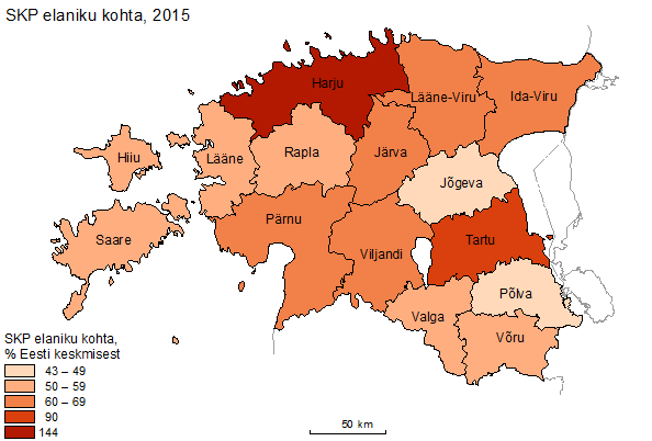 Kaart: SKP elaniku kohta